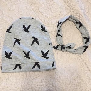 Mommy and Me Beanie/headband Set